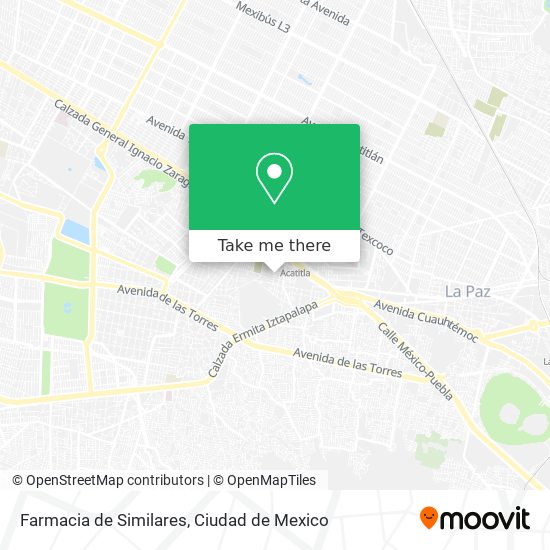 Mapa de Farmacia de Similares