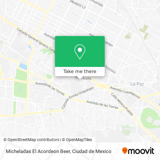 Micheladas El Acordeon Beer map