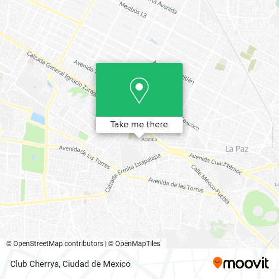 Club Cherrys map