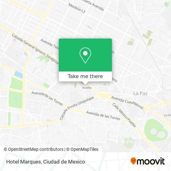 Hotel Marques map