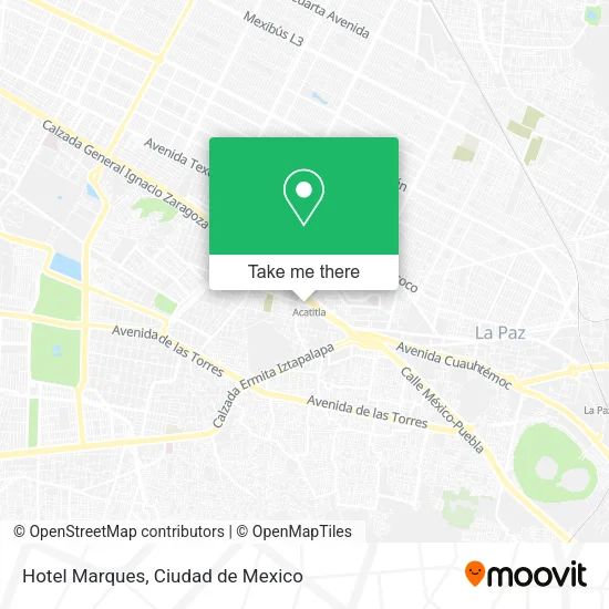 Mapa de Hotel Marques