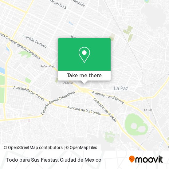 Mapa de Todo para Sus Fiestas