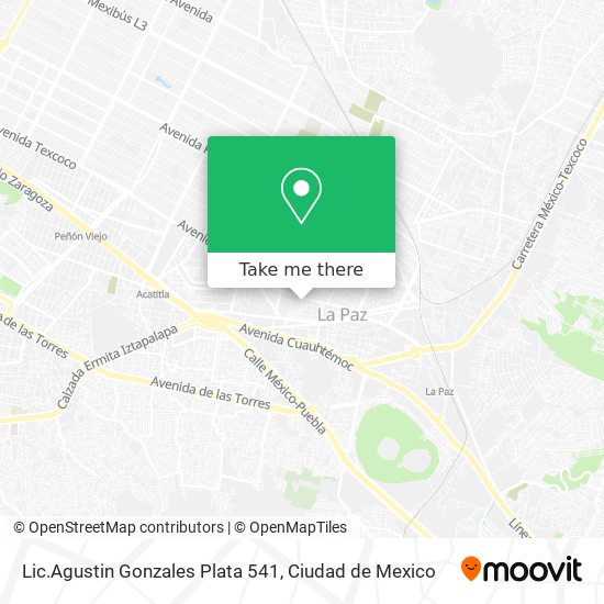 Mapa de Lic.Agustin Gonzales Plata 541