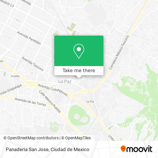 Mapa de Panaderia San Jose