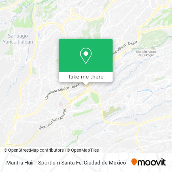 Mantra Hair - Sportium Santa Fe map