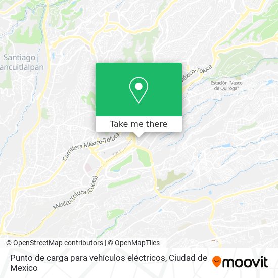 Mapa de Punto de carga para vehículos eléctricos