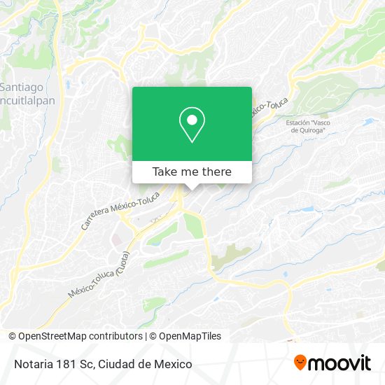 Mapa de Notaria 181 Sc
