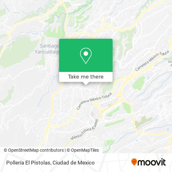 Pollería El Pistolas map