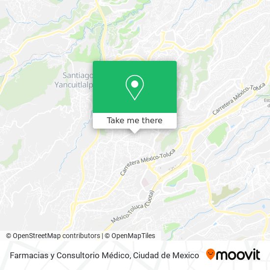 Farmacias y Consultorio Médico map