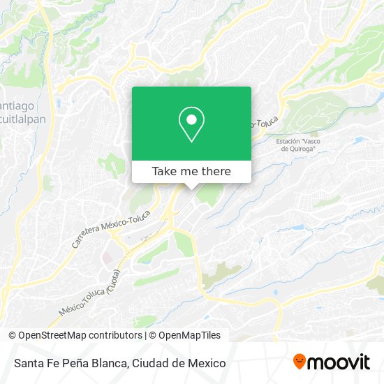 Santa Fe Peña Blanca map