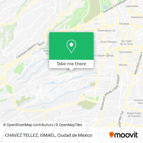 CHAVEZ TELLEZ, ISMAEL map