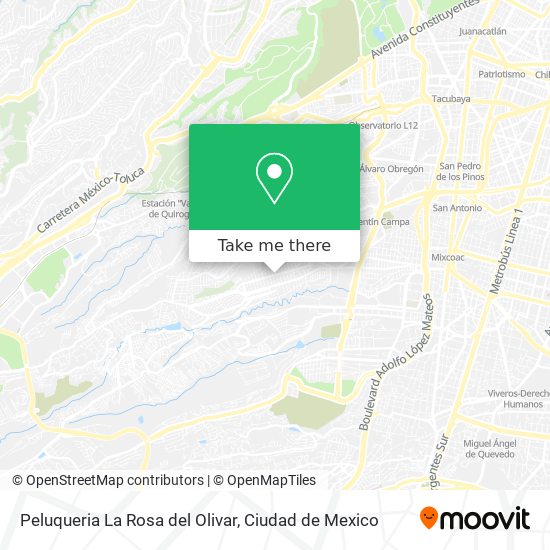 Peluqueria La Rosa del Olivar map