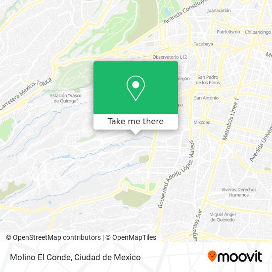 Molino El Conde map