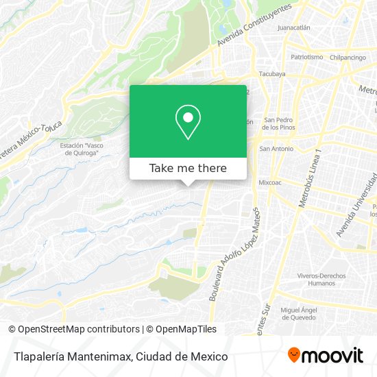 Tlapalería Mantenimax map