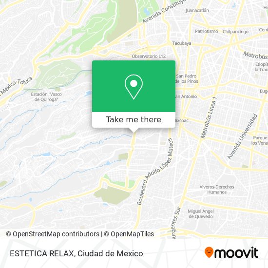 ESTETICA RELAX map