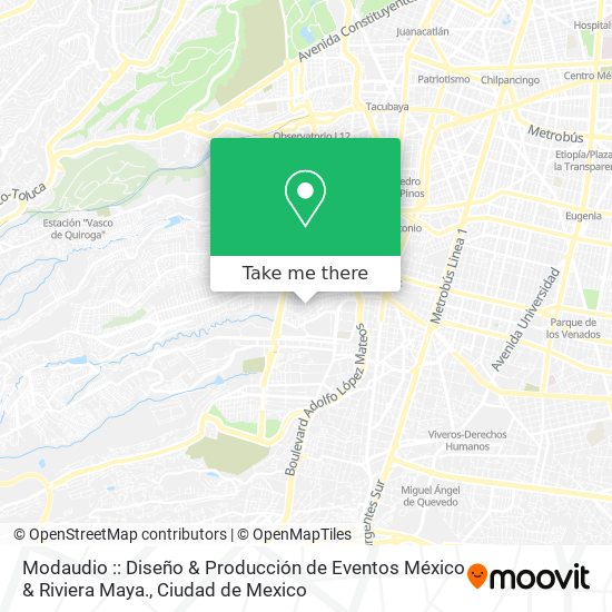 Modaudio :: Diseño & Producción de Eventos México & Riviera Maya. map