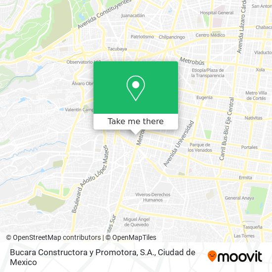 Bucara Constructora y Promotora, S.A. map
