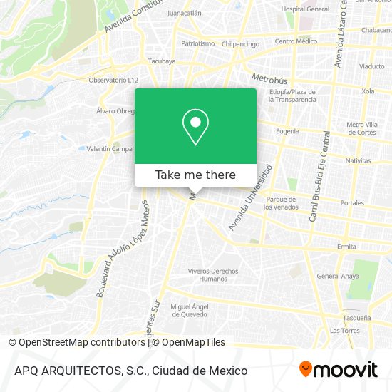 APQ ARQUITECTOS, S.C. map