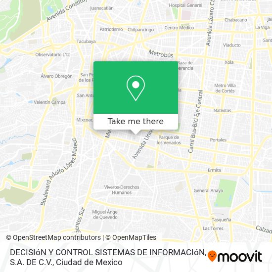 Mapa de DECISIóN Y CONTROL SISTEMAS DE INFORMACIóN, S.A. DE C.V.