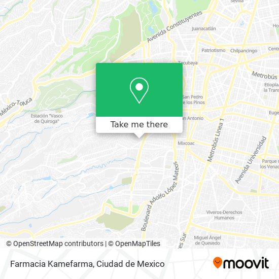 Farmacia Kamefarma map