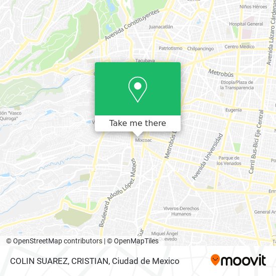 COLIN SUAREZ, CRISTIAN map