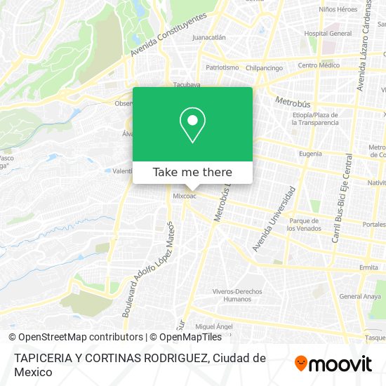 TAPICERIA Y CORTINAS RODRIGUEZ map