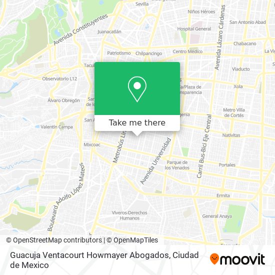 Guacuja Ventacourt Howmayer Abogados map