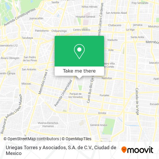 Uriegas Torres y Asociados, S.A. de C.V. map