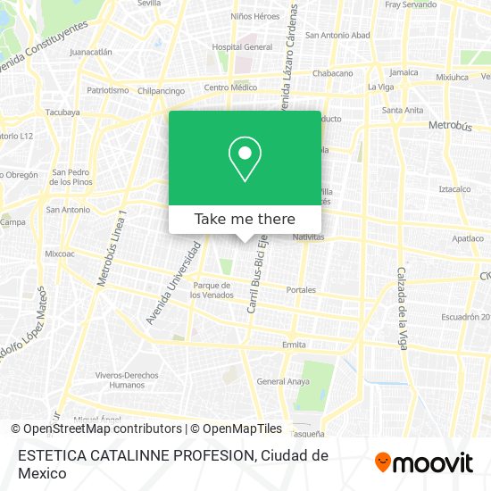 ESTETICA CATALINNE PROFESION map