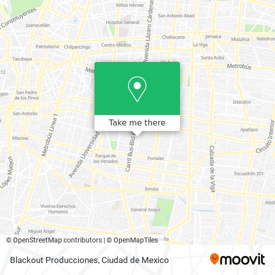 Blackout Producciones map