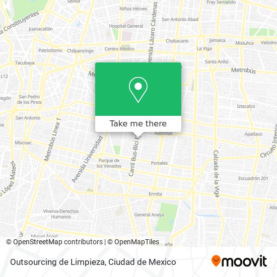 Outsourcing de Limpieza map