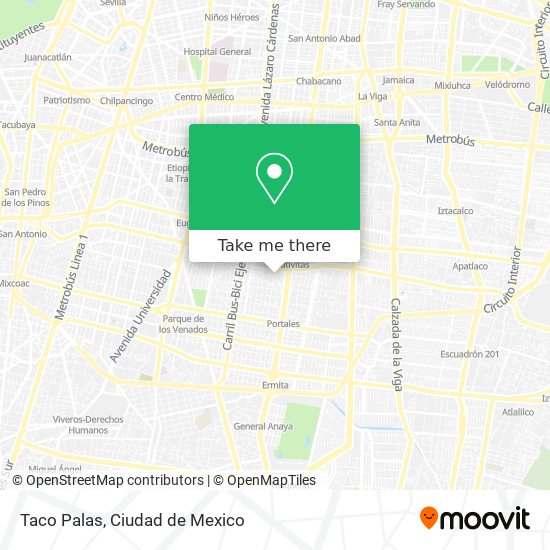 Taco Palas map