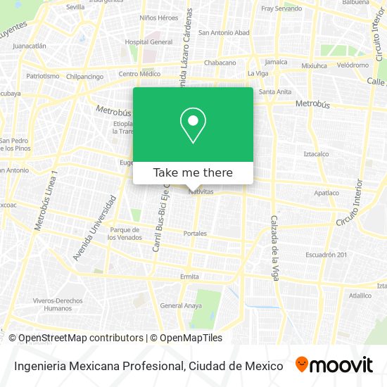 Mapa de Ingenieria Mexicana Profesional