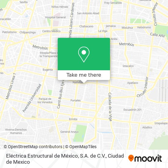 Eléctrica Estructural de México, S.A. de C.V. map