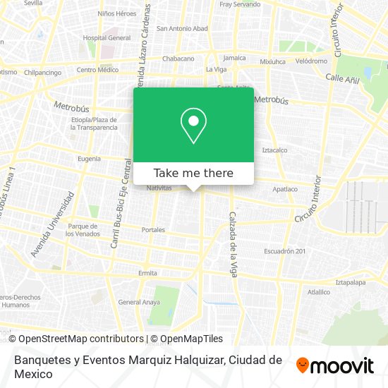 Banquetes y Eventos Marquiz Halquizar map