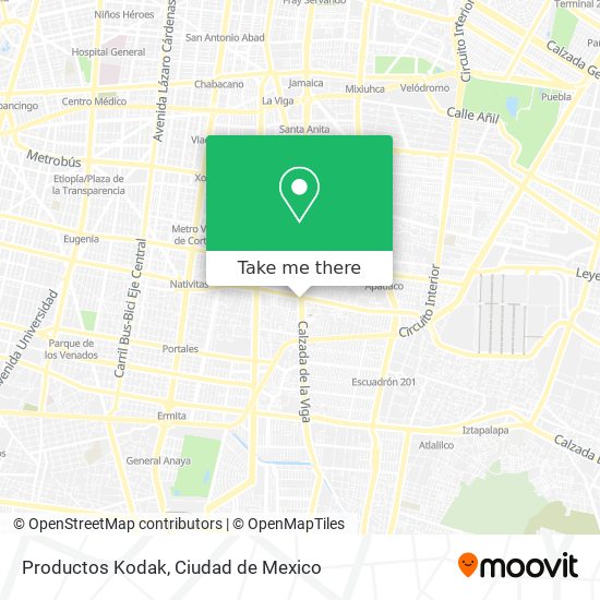 Productos Kodak map