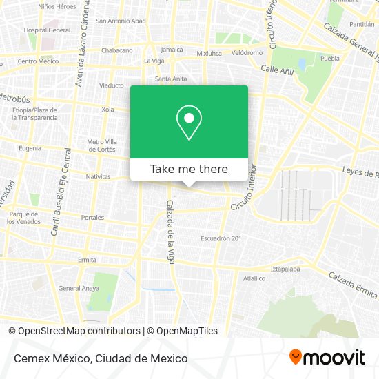 Cemex México map