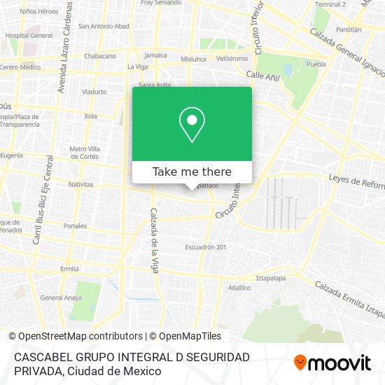 Mapa de CASCABEL GRUPO INTEGRAL D SEGURIDAD PRIVADA