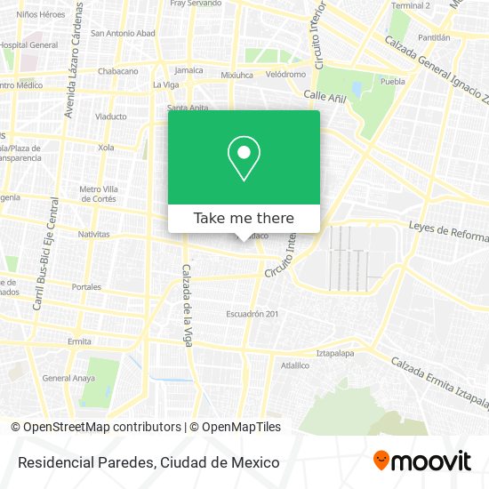 Mapa de Residencial Paredes