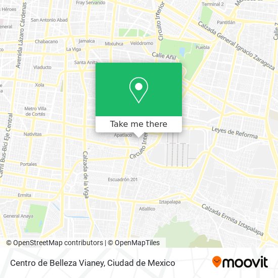 Centro de Belleza Vianey map