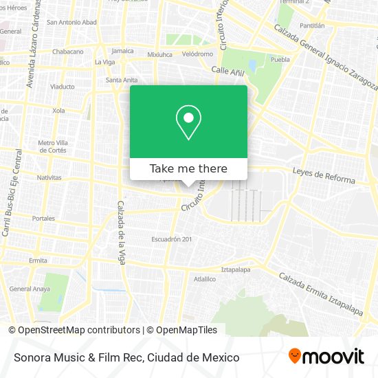 Mapa de Sonora Music & Film Rec