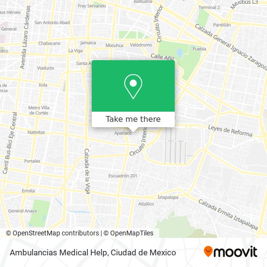 Ambulancias Medical Help map