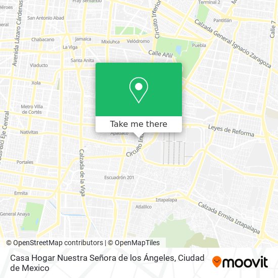 Mapa de Casa Hogar Nuestra Señora de los Ángeles