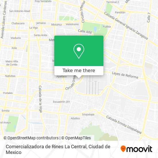 Comercializadora de Rines La Central map