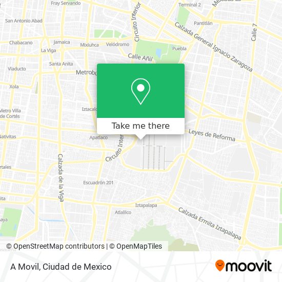 A Movil map