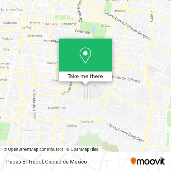 Papas El Trebol map