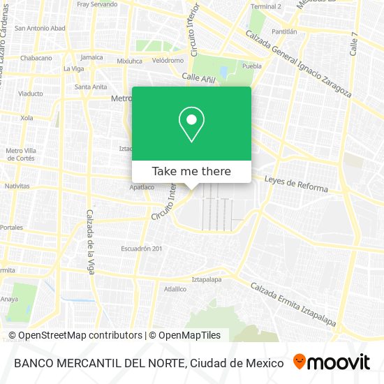 BANCO MERCANTIL DEL NORTE map