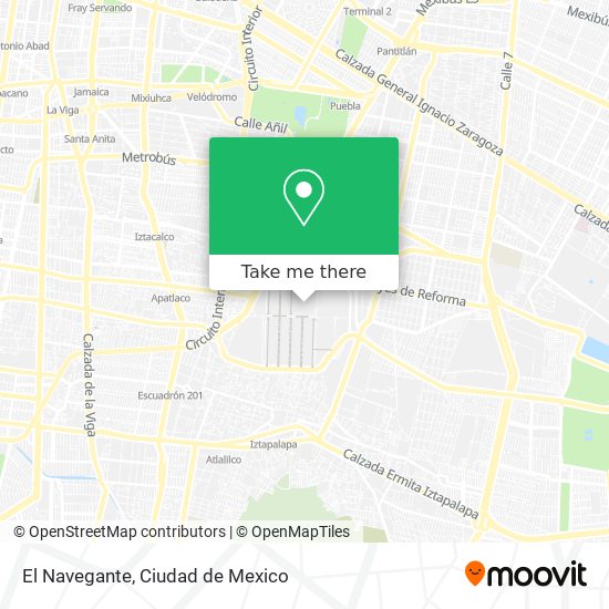 El Navegante map