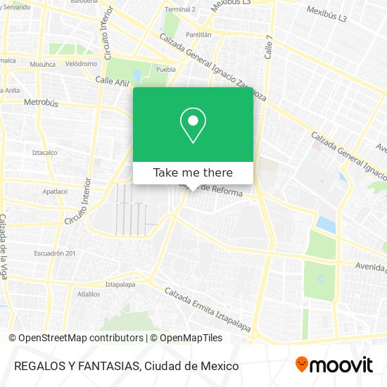 REGALOS Y FANTASIAS map