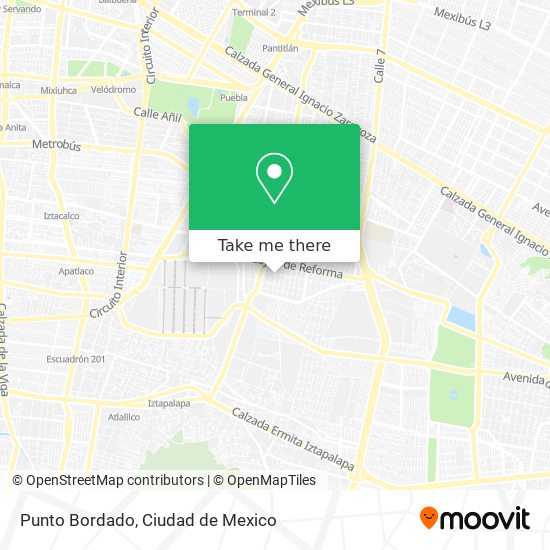 Punto Bordado map